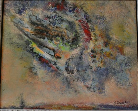 Firmament 2 40x48 akrilik na platnu 1968