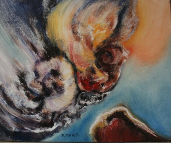 Ordine kaosa 50x60 akrilik na platnu 1963