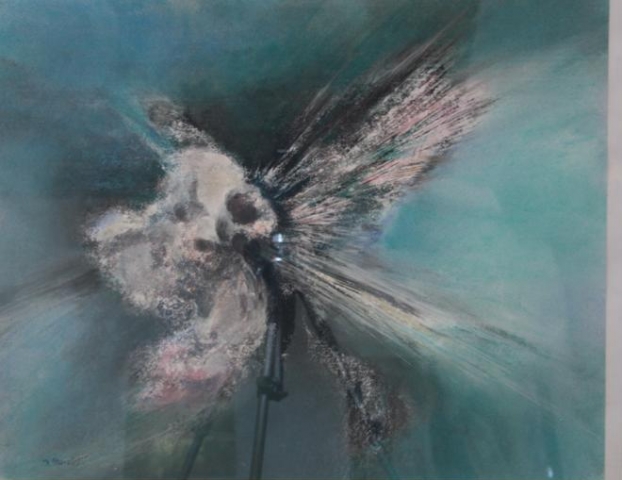 Eksplozija 1 56x70 pastel na papiru 1993