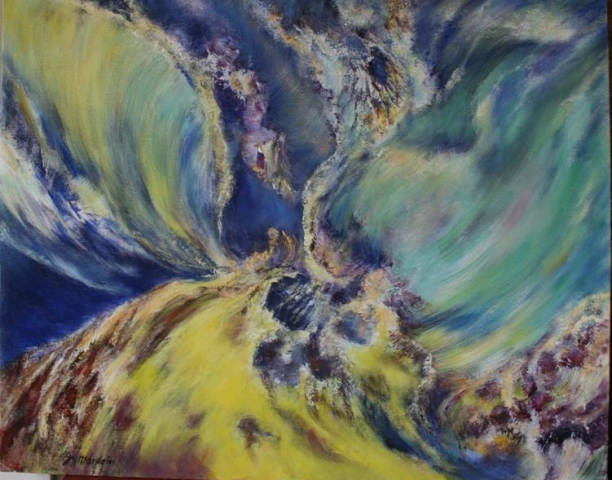 Nebuloza 3 80x100 akrilik na platnu 2003