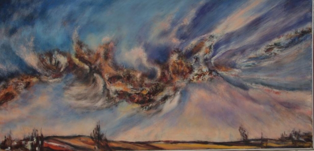 Firmament 2 61x123 akrilik na platnu 2002
