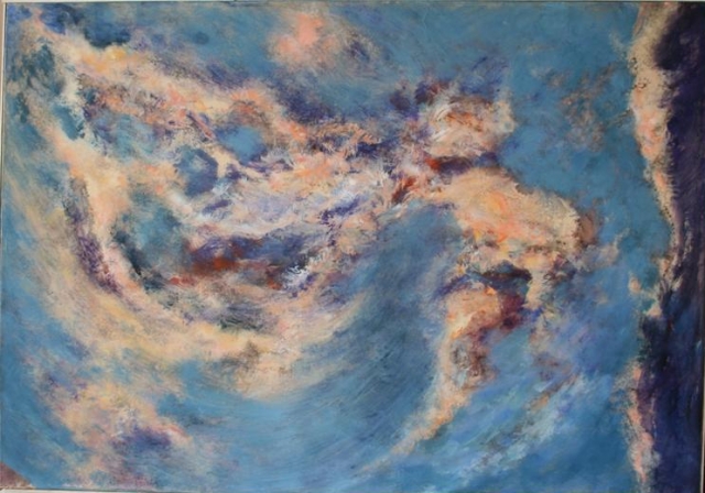 Nebuloza 4 100x70 akrilik na platnu 2001