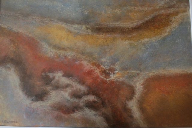 Tišina zemlje 40x59 ulje na platnu 1979