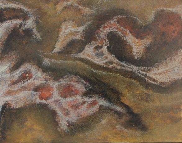 Kraski masiv 40x50 ulje na platnu 1964